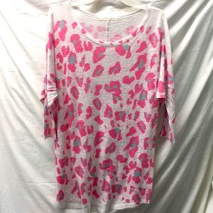 Luna chic USA long sweater top ladies sz L